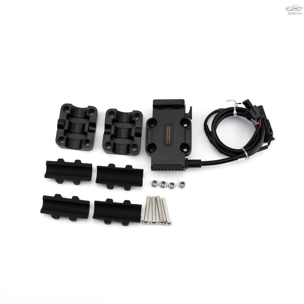 Universal Power Base, โทรศัพท์นําทาง Bracket แหล่งจ่ายไฟไร้สาย Charing 12 มม./22 มม.ฐานบาร์ม้วนสําหรับ BMW R1250GS ADV R1200GS S1000XR