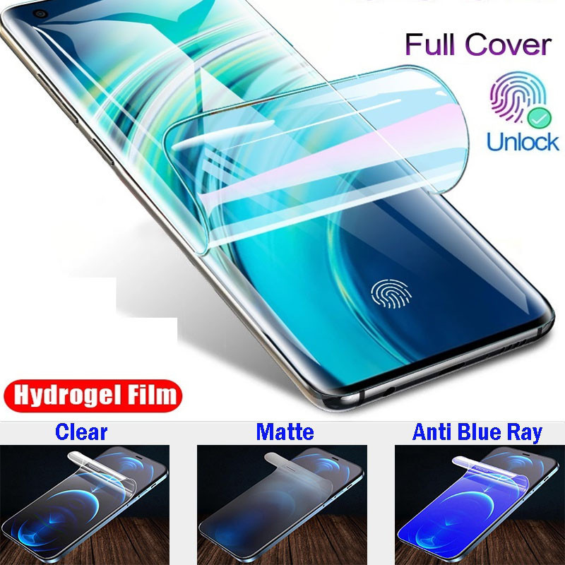สําหรับ OPPO Reno11 Reno12 F/Pro Reno9 Reno10 Pro + Reno4 Pro/F Reno2 F/Z Reno 12 11 Pro 9 10 Pro Plus 12F 11F 5G 4F 2F 2F 2Z ป้องกันหน้าจอฟิล์มไฮโดรเจลนุ่ม