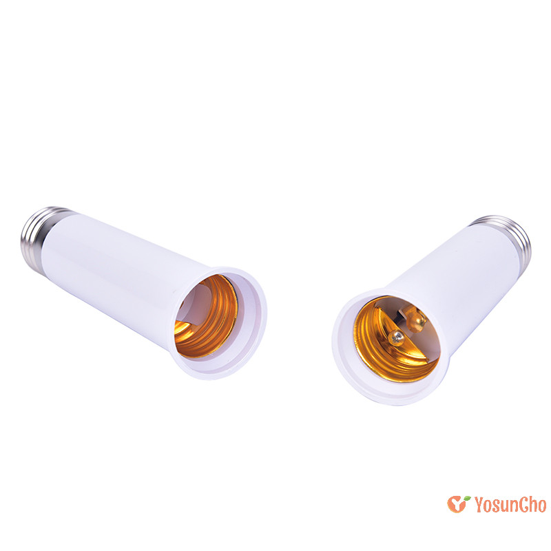 Yosuncho] E27 ถึง E27 ตัวแปลงฐานโคมไฟยาว LED Light Base Extender ซ็อกเก็ตโคมไฟใหม่