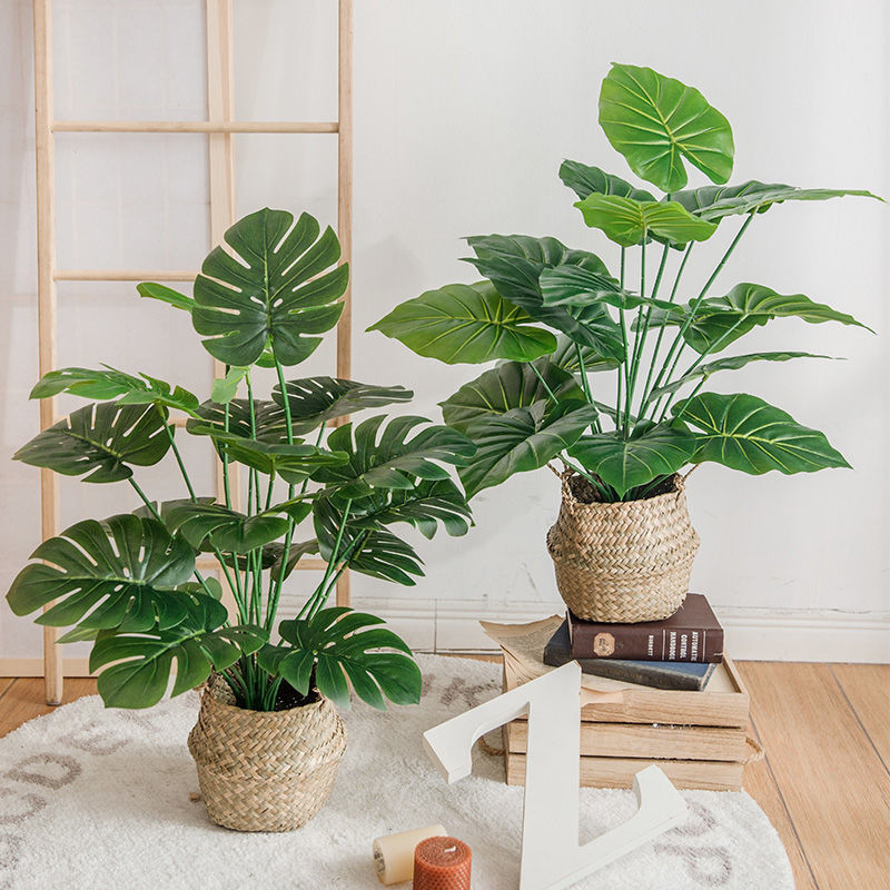【Super living】พืชสีเขียวตกแต่งห้อง ประดิษฐ์ Greenery ตกแต่งดอกไม้ปลอม Ins สร้างสรรค์