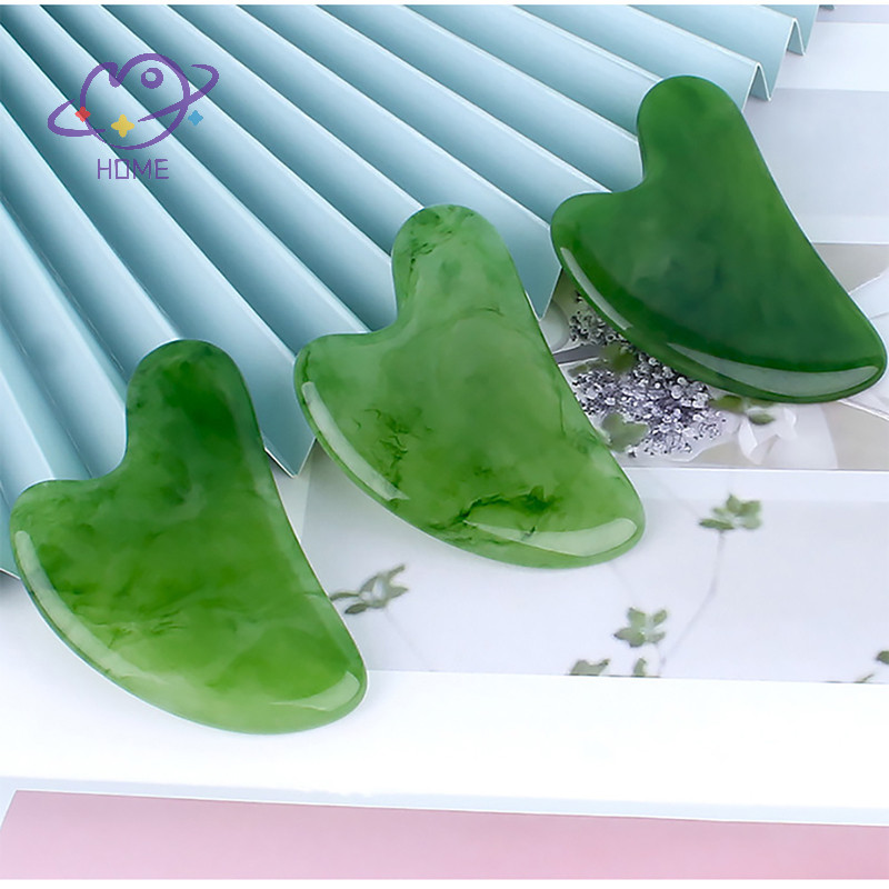 [mayhome] กระดานกัวซาเรซินธรรมชาตินวด Guasha แผ่นเครื่องนวดหน้า Scrapers เครื่องมือ {TH}