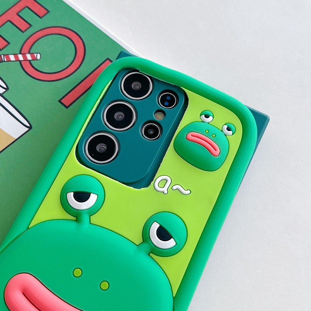 ซิลิโคน 3d การ์ตูนยาวขากบนุ่มสําหรับ Samsung Galaxy S24 S23 S22 S21 S20 Ultra Plus S23FE S21FE A55 A35 A25 A15 A54 A34 A24 A14 A15 โทรศัพท์ปกหลัง ราคา ถูกที่สุด ดีลบีเคเค แกลเลอรีภาพที่ 9