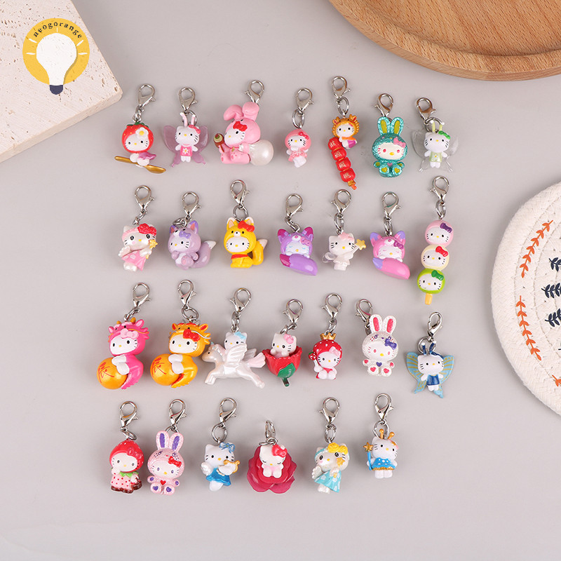 [neogrange] Kawaii Hello Kitty พวงกุญแจน่ารักการ์ตูนอะนิเมะ Keying Creative KT Cat Key ผู้ถือกระเป๋าจี้อุปกรณ์เสริมสาวของขวัญ TH