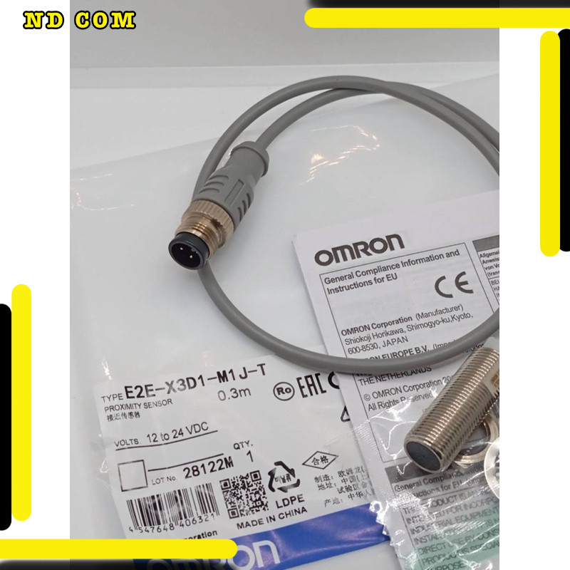 สุดคุ้ม! E2E-X3D1-M1J-T เซ็นเซอร์ E2E-X3D1-M1J-T สายเซ็นเซอร์ ถ่ายจากสินค้าจริง ร้านในไทย