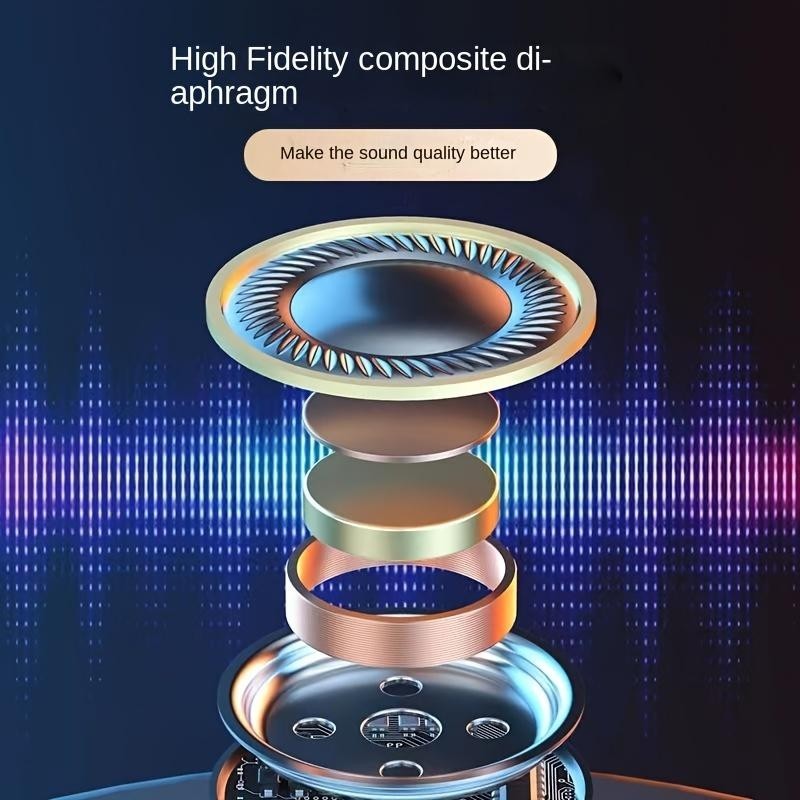 หูฟังนอนหลับ x55 พร้อมเสียงสเตอริโอไฮไฟพร้อมไมโครโฟนในตัวกันน้ําและตัดเสียงรบกวนสําหรับหูฟังระบบควบคุมแบบสัมผัส IOS และ Andriod - รูปที่ 6