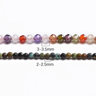 ลูกปัดหินธรรมชาติ Tiger Eye เม็ดข้าว 2-3.5 มม. อุปกรณ์ DIY ทำสร้อยข้อมือ สร้อยคอ เครื่องประดับ