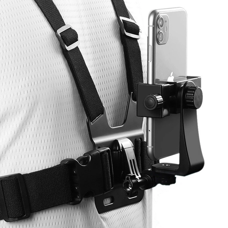 สายรัดหน้าอก Strap สำหรับ GoPro และโทรศัพท์มือถือ thumbnail 3