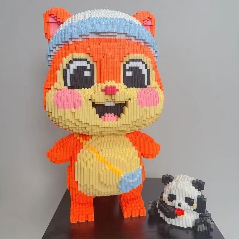 พร้อมส่ง Crayon Shin chan บล็อกตัวต่อ ขนาดใหญ่ บล็อกไม้ โมเดลบล็อกตัวต่อ สําหรับตกแต่งห้อง