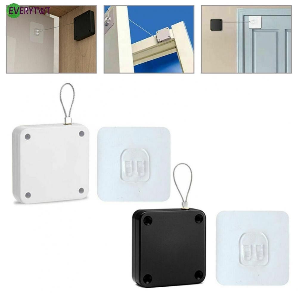 【shopee】Punch Free Automatic Sliding Door Closer Stable Wear Resistant 1 2m Cable Length【Brand New】