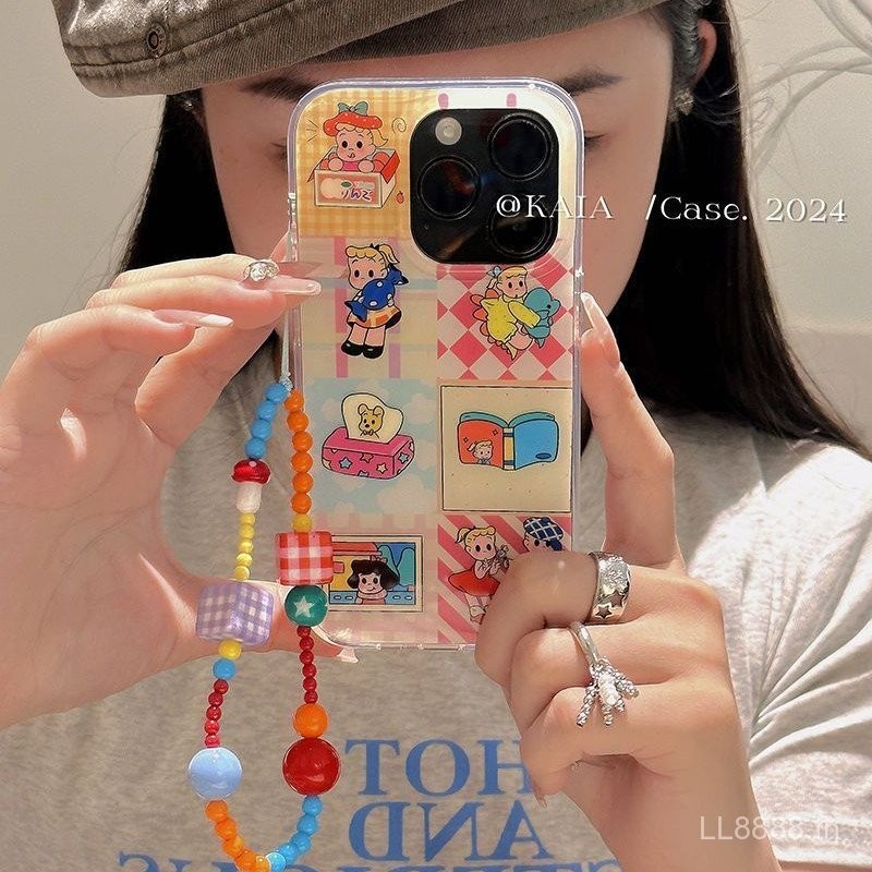 เคสโทรศัพท์มือถือสำหรับ iPhone Jigsaw Harada Harada Girl 1514/13PROMAX การ์ตูน12/11pro รุ่นใหม่ xsmax/XR กันกระแทก7/8PLUS เคสป้องกันแบบเต็มรูใหญ่ ghjt