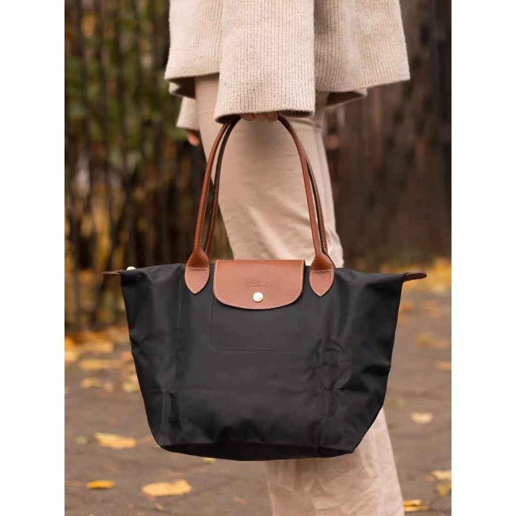 2025 Stock Bag Le PliageTote Bag กระเป๋าช้อปปิ้ง กันน้ํา พับได้
