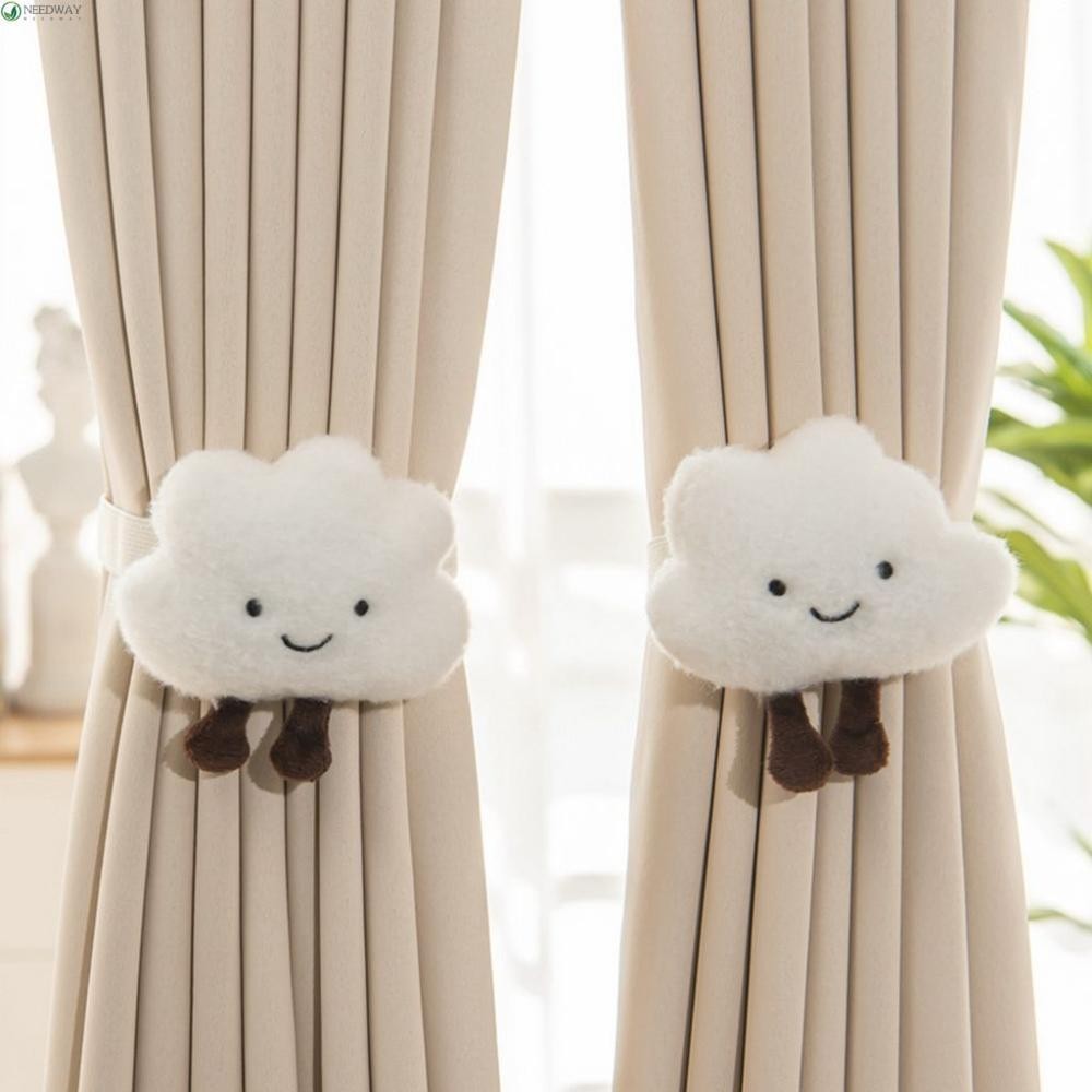 Needway สายรัดผ้าม่าน ลายการ์ตูนก้อนเมฆ ดาวทะเลน่ารัก สร้างสรรค์ สําหรับตกแต่งบ้าน
