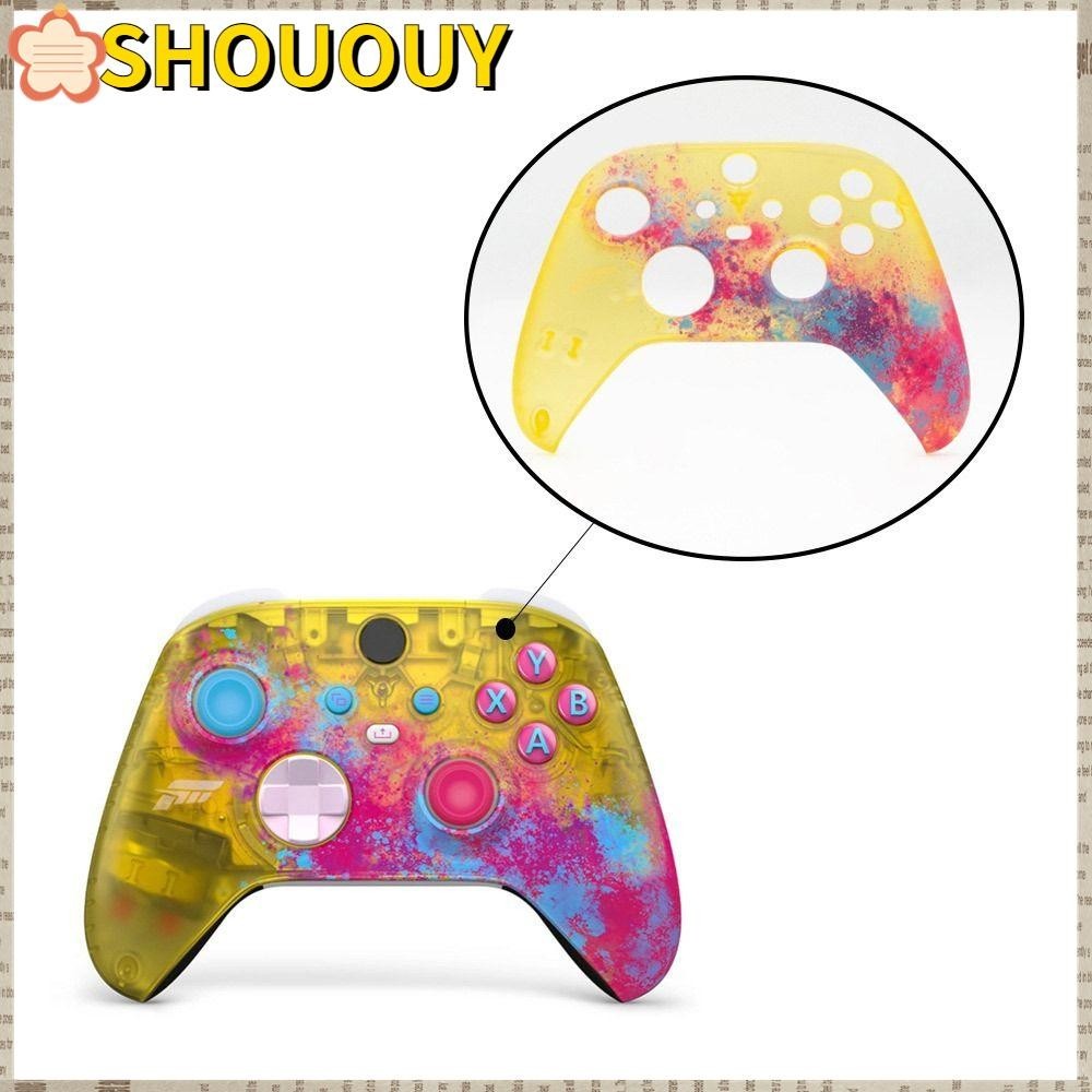 Shouuy Gamepad Housing Shell, Gaming ฝาหลังเกมคอนโทรลเลอร์,อุปกรณ์เสริม Faceplate ฝาครอบซ่อมทนทานปกหลังสําหรับ Xbox Series