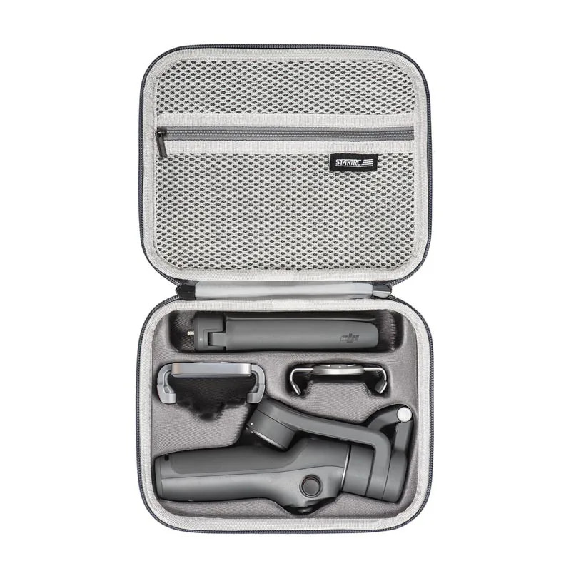 กระเป๋าสะพายแบบพกพาสําหรับ DJI OM 6/ DJI OM 7 P/OM 7 กล้องมือถืออุปกรณ์เสริมกรณี Osmo Mobile 6 กระเป๋าถือ PU กระเป๋าถือ