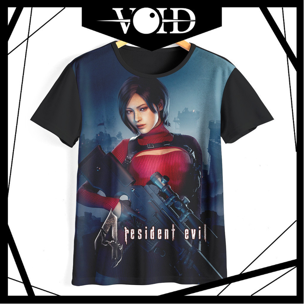 เสื้อยืดเด็ก เสื้อยืดผู้ใหญ่ เกมจัมโบ้ 09RE4 Resident Evil 4 Ada Wong เสื้อผ้าเด็กผู้ใหญ่เสื้อผ้าเกม