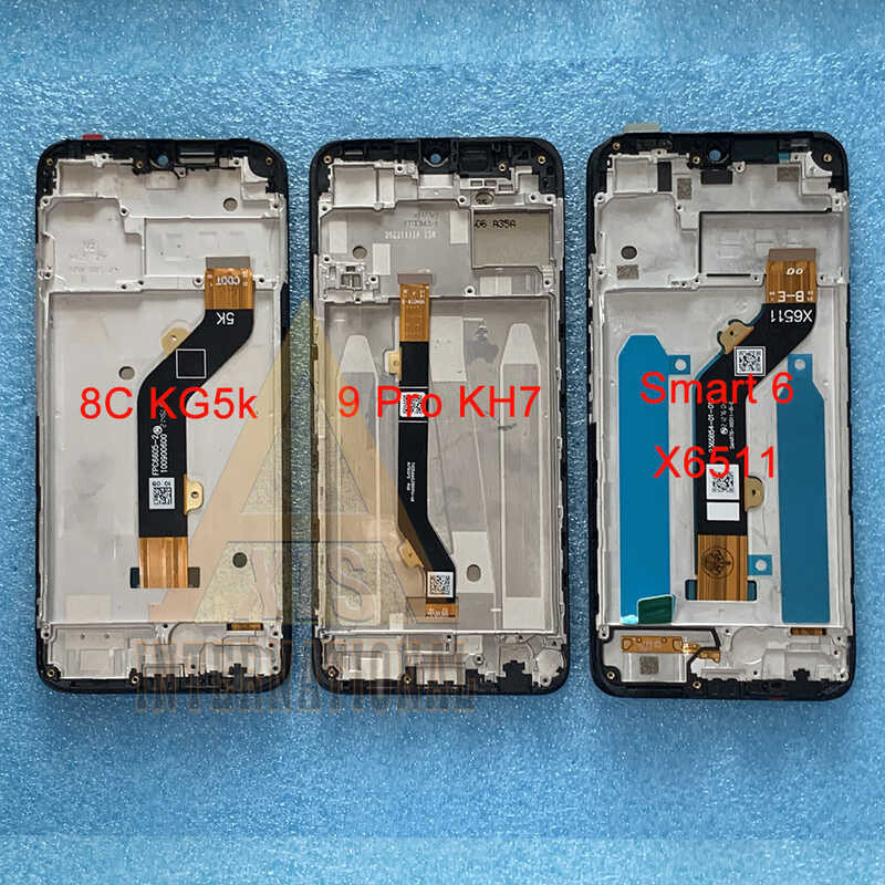 Tested For Tecno Spark 8C KG5k LCD Spark 9Pro LCD KH7 LCD Frame Display Screen Touch Panel For Inf