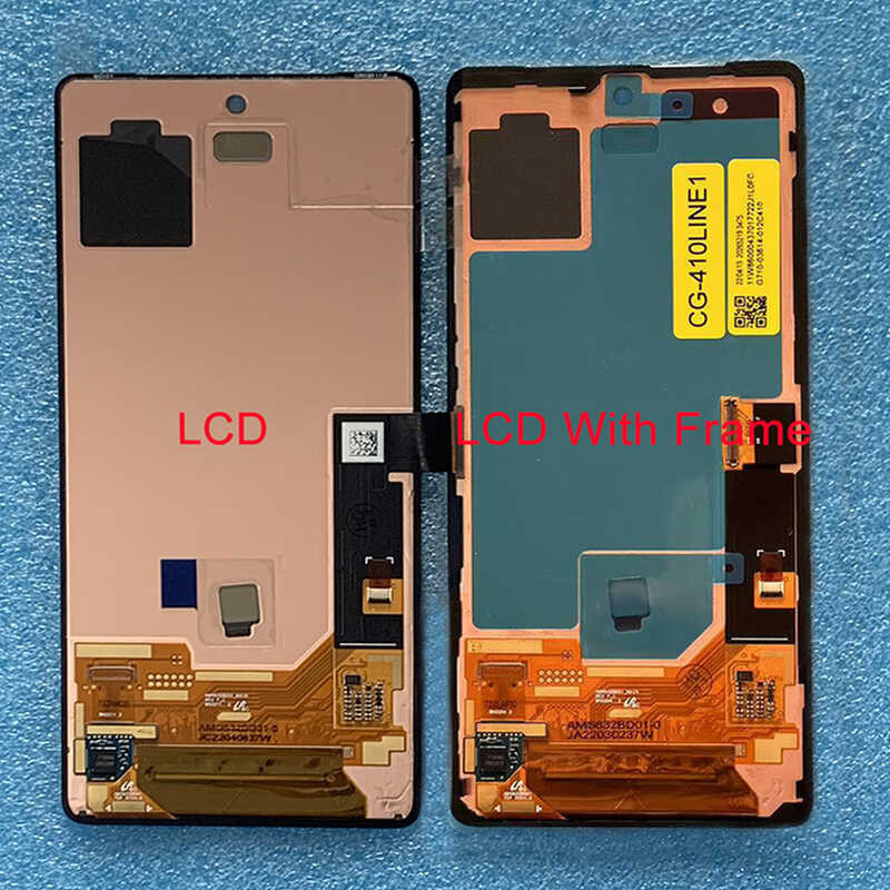 6.7" Original AMOLED LCD For Google Pixel 7 Pro Display 7A Screen Frame Touch Panel Digitizer 6.3"
