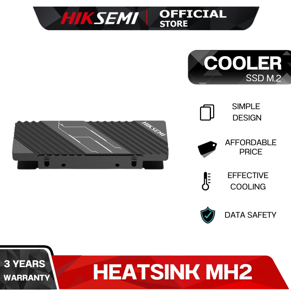 HIKSEMI M.2 SSD COOLER HEATSINK MH2 แผงระบายความร้อน WARRANTY 3 YEARS