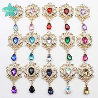 [BigHouseSea] 32*60 มม.สําหรับทํางาน Rhinestone ปุ่มผม Manualidades อุปกรณ์เสริม Diy แบนกลับเข็มกลัดเครื่องประดับอุปกรณ์เสริมใหม่