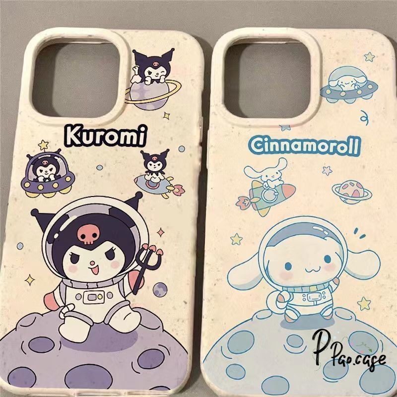 สุดสวยคุโรคุมิซินนาโมโรลล์เคสดาวอวกาศเข้ากันได้กับIPhone 16 11 XR 7Plus 16 13 15 14 12 Pro Max 6s 6 Plus XS X MAX 8Plus