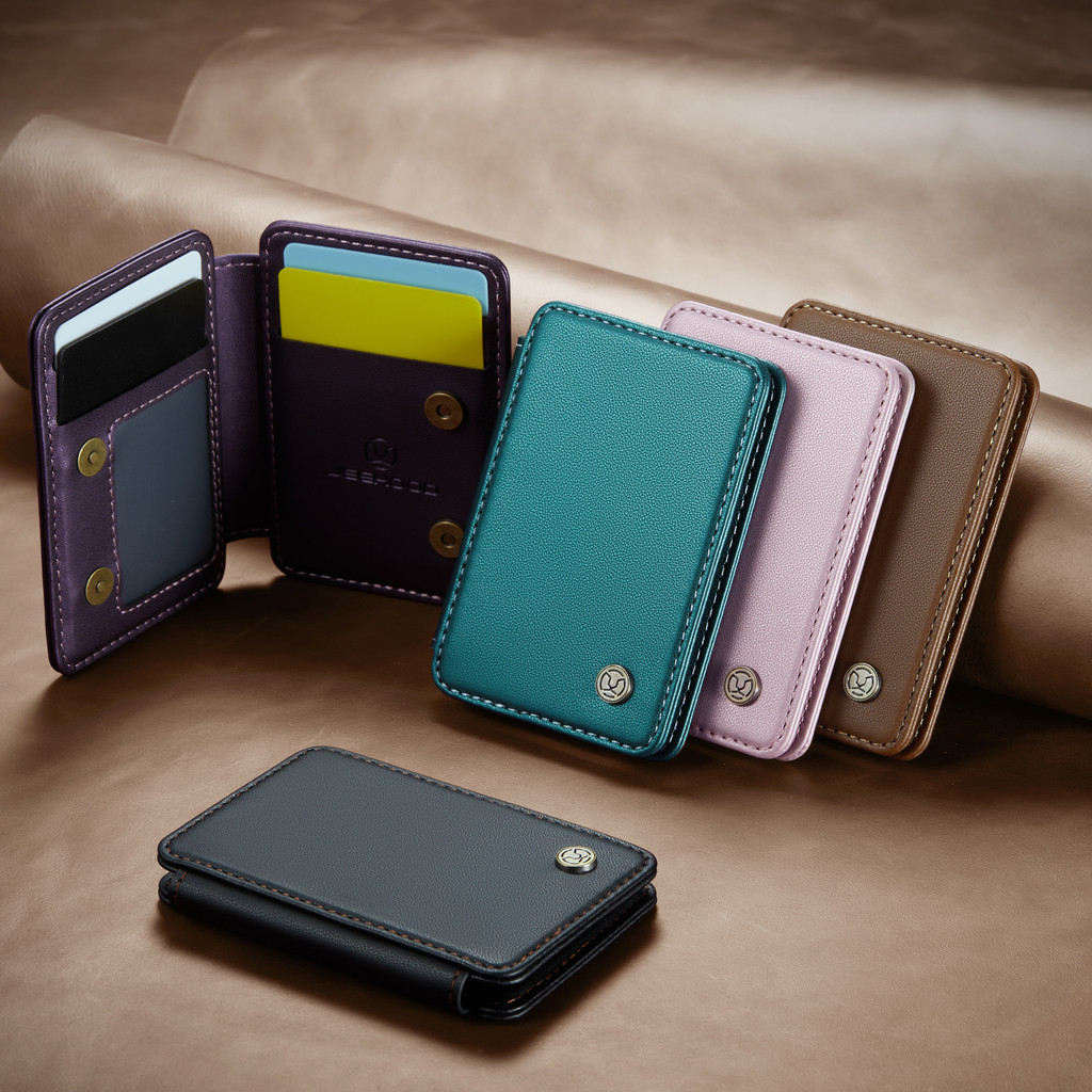 Universal Magnetic Card Bag Flip Leather Wallet Holder Accessories For Most Mobile Phone/Case/Cover