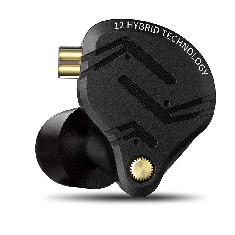 Kz ZS12 PRO X หูฟังโลหะ 1DD + 5BA Hybrid HIFI Bass In Ear Monitor หูฟังกีฬาเพลงเสียงรบกวน Cancelling ชุดหูฟังใหม่มาถึง