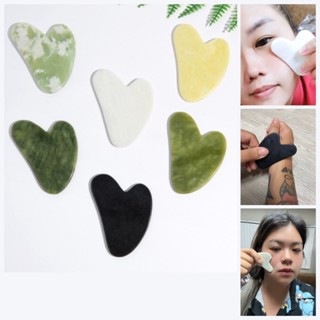 💖 กัวซา หยก หินนวดหน้า ลดไขมัน ลดริ้วรอย ยกกระชับ กดจุด ฝ่าเ…