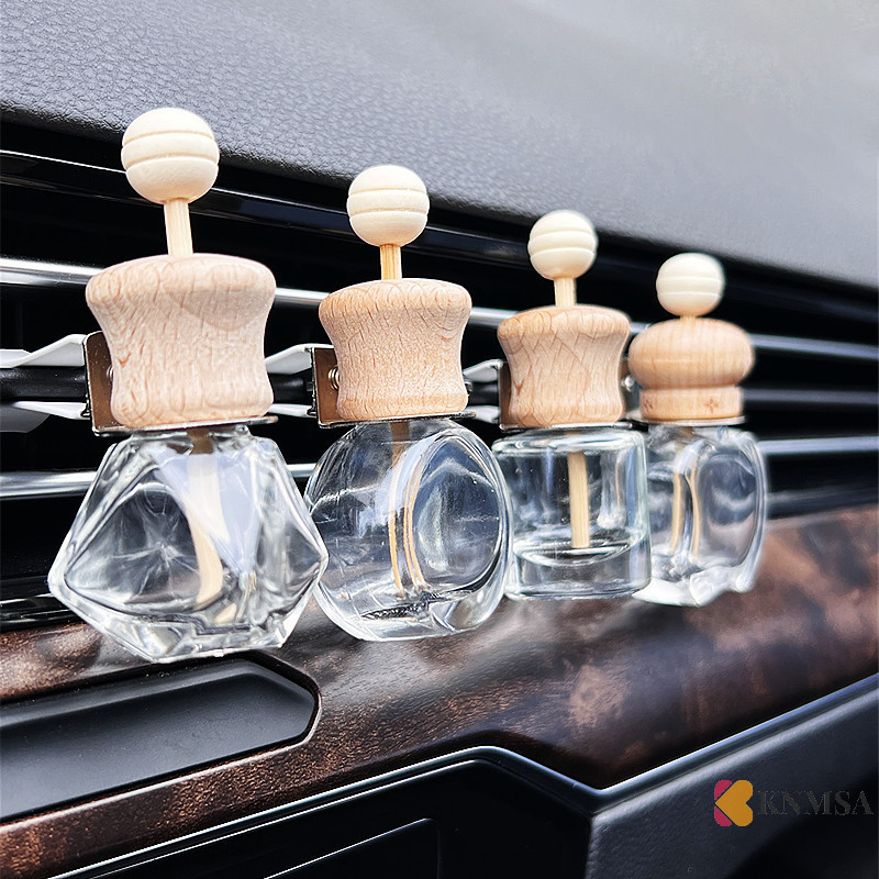Knmsa] Air Freshener เครื่องประดับแต่งหน้า Vent ขวดแก้วเปล่าตกแต่งขวดแก้วเดิมสนคอเต่าเดิมไม่เป็นไร
