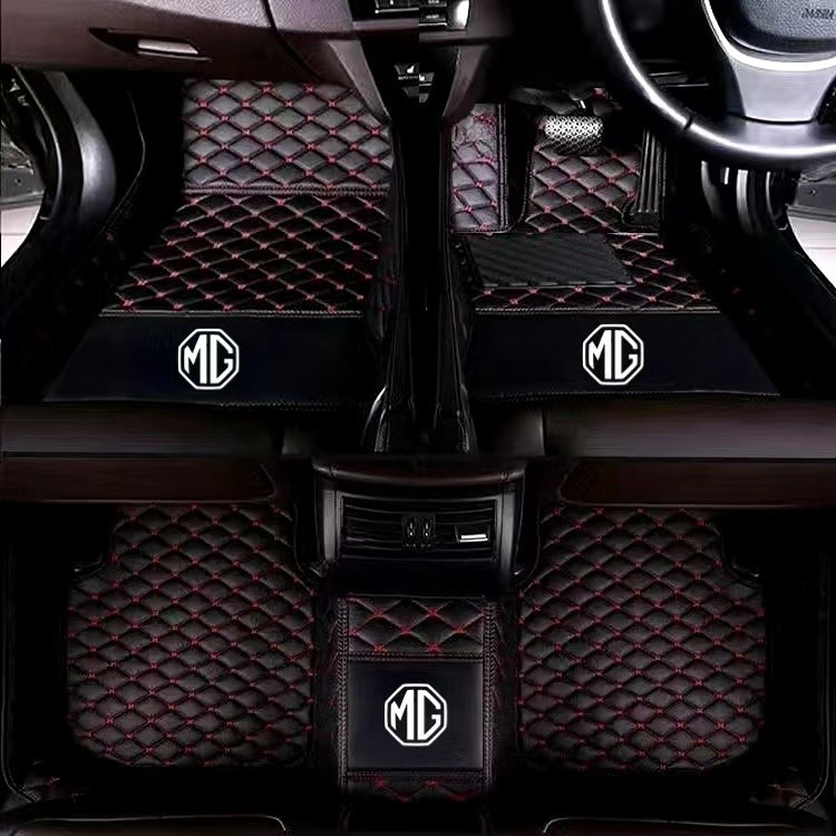 Custom MG HS,MG3,MG3 SW,MG4,MG5,MG6,MG GS,MG7,S5 EV พรมปูพื้นรถยนต์ พรมรถยนต์ ขวามือขับรถหนังกันน้ํา ราคา ถูกที่สุด ดีลบีเคเค แกลเลอรีภาพที่ 2