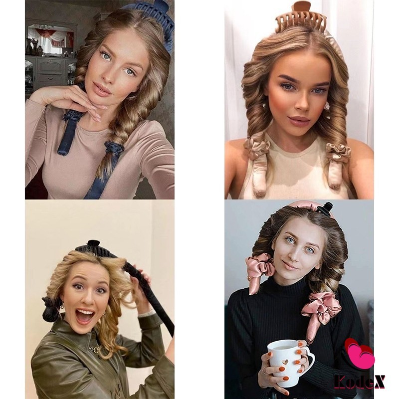 KDX โฟมม้วนผม ที่ม้วนผมไม่ต้องใช้ความร้อน curling iron รูปที่ 2