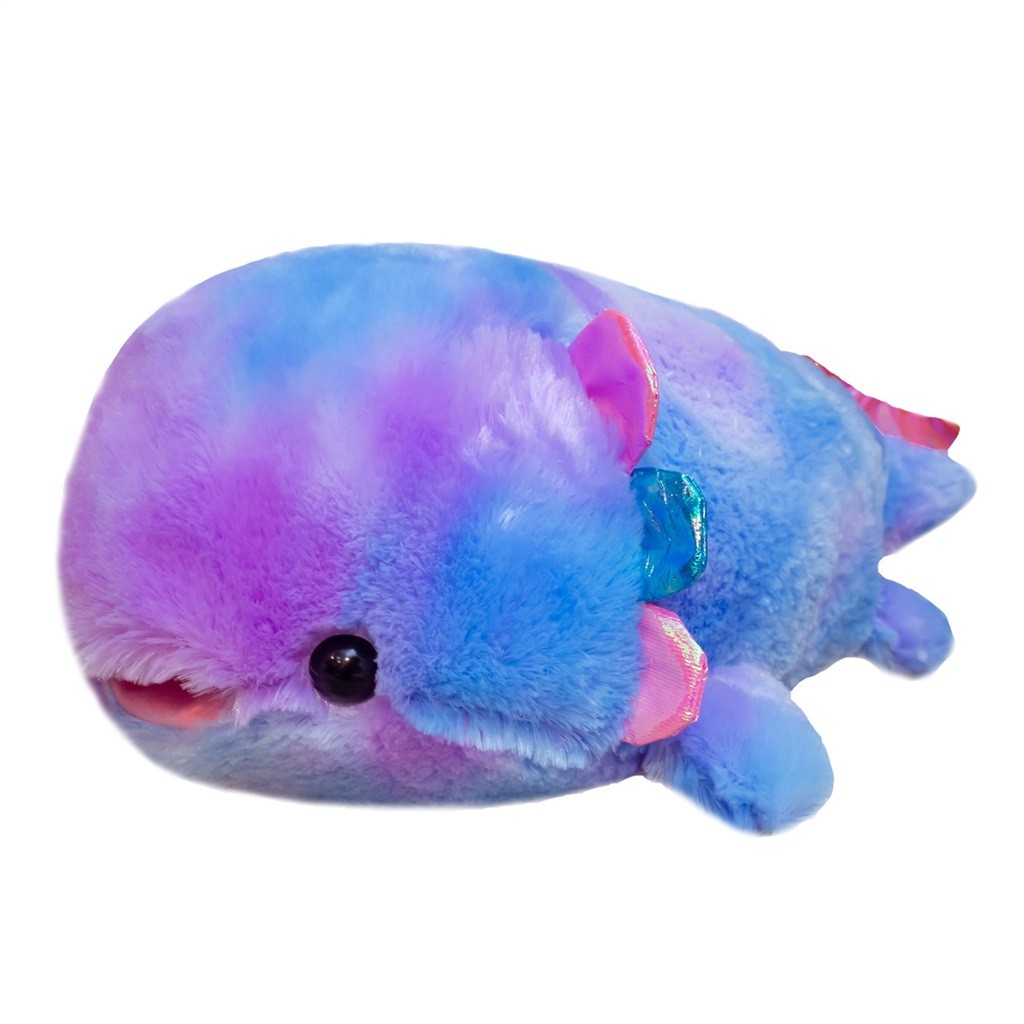 Chromatic Axolotl ของเล่นตุ๊กตา, 16/22 นิ้ว Axolotl ปลานุ่ม Creepy ตุ๊กตาสัตว์น่ารักหกเหลี่ยมไดโนเสา