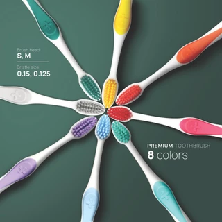 [ใหม่!] Dentiste' My Brush แปรงสีฟันขนนุ่ม ขนแปรงเรียวเล็กซอกซอนล้ำลึก,ขนแปรงกลมมนปลายตัด ขจัดคราบพลัค หินปูน จับถนัดมือ