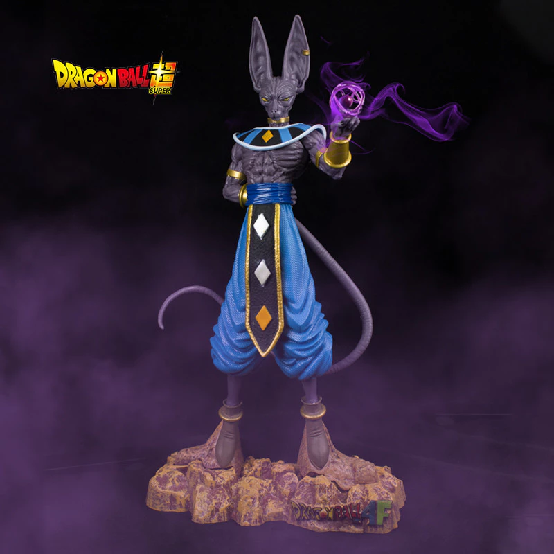 สถานที่ท้องถิ่น 30 ซม.DRAGON BALL Beerus Goku คอสเพลย์ Gods of Destruction Super Saiyan Action Figure รุ่น Q ตุ๊กตาของขวัญเด็กตกแต่งรถเครื่องประดับของเล่นคอลเลกชันตกแต่งบ้านประติมากรรม