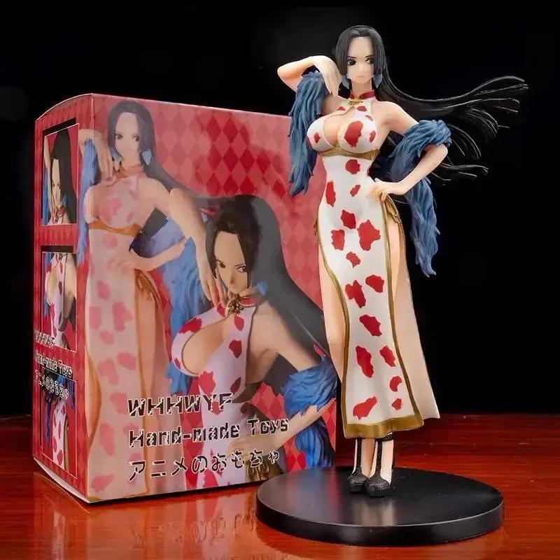 สถานที่ท้องถิ่น 24 ซม. ONE PIECE Boa Hancock คอสเพลย์น่ารัก Action Figure รุ่น Q ตุ๊กตาของขวัญเด็กตกแต่งรถเครื่องประดับของเล่นคอลเลกชันตกแต่งบ้านประติมากรรม