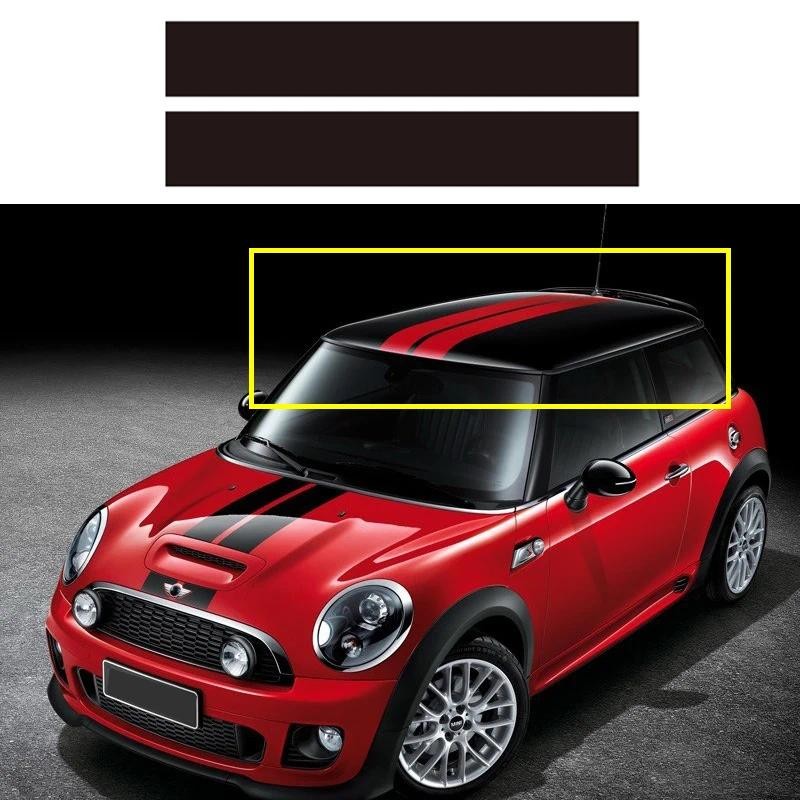 สติ๊กเกอร์หลังคารถ Sunroof ฟิล์มไวนิล Decal Stripe Decor สําหรับ MINI Cooper S R50 R53 R55 R56 R58 R60 R61 F54 F55 F56 F60 Countryman