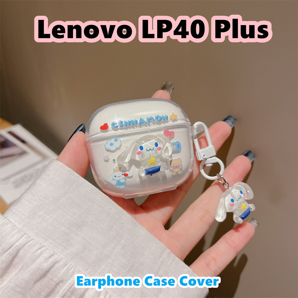 READY STOCK!นําไปใช้กับ Lenovo LP40 Plus เคส Case เคสหูฟัง การ์ตูนน้ําเย็น ซิลิโคนนุ่ม เคส เคสหูฟัง