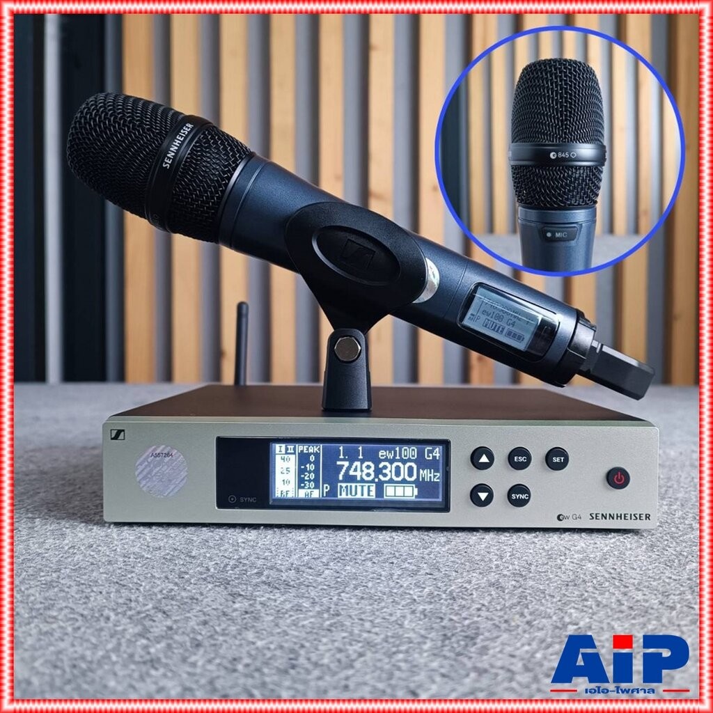 สินค้าใหม่ ลดล้างสต็อค SENNHEISER E100G4 MMD845 ไมค์ลอย EW 100 G4-845-TH EW 100 G4 845 TH ชุดไมค์ลอย