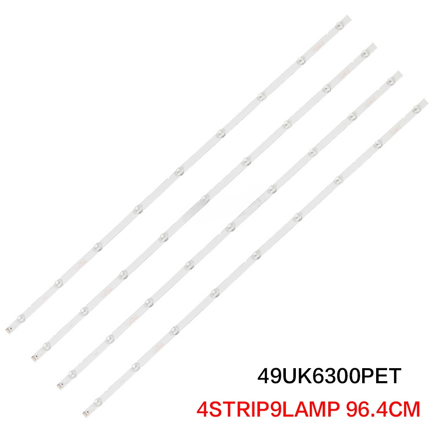 49 นิ้ว LED backlight 49uk6300pte 49uk6320pte LG TV lampu 49uk6300 49uk6320 49 นิ้ว