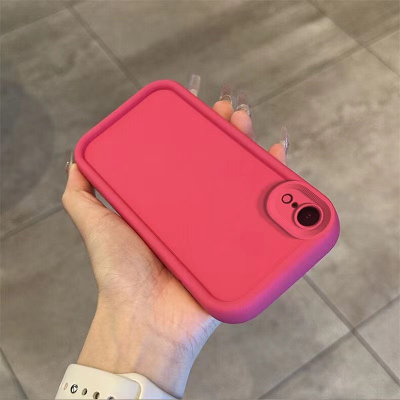 ใหม่ซิลิโคนเหลว soft case สําหรับ iPhone XR X XS Max 6 6s 7 8 Plus 11 12 13 14 15 Pro Max, SE นิ้วกันกระแทกฝาครอบป้องกัน - รูปที่ 3
