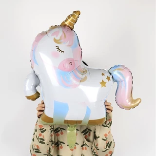 ลูกโป่งโพนี่ ลูกโป่งม้าโพนี่ Pony Balloon ลูกโป่งยูนิคอร์น ม้า Unicorn ตกแต่งวันเกิดเด็กผู้หญิง ปาร์ตี้ธีมโพนี