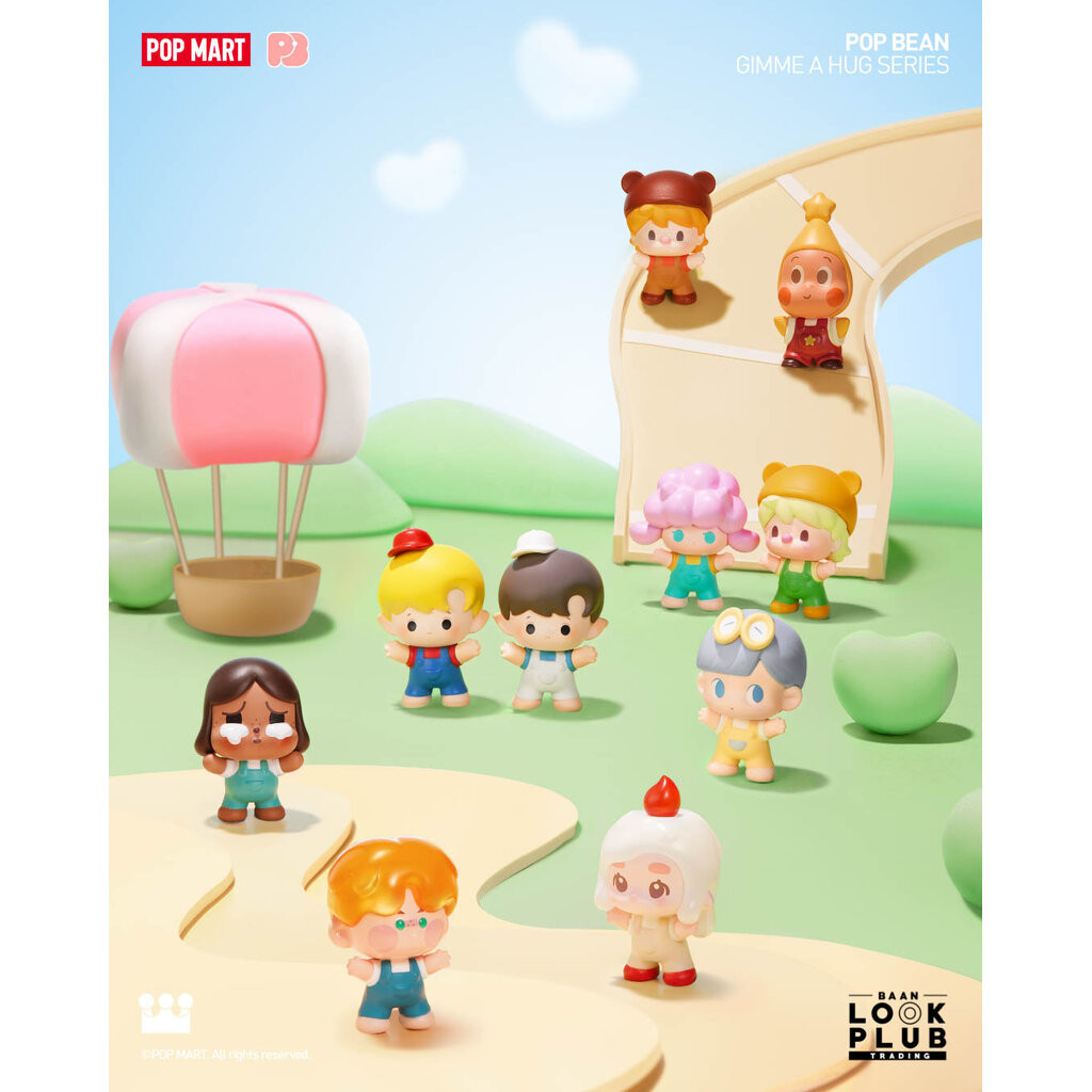 [ Pop Mart ] Pop Bean : Gimme a Hug ตุ๊กตาฟิกเกอร์ Art Toys แอคชันฟิกเกอร์ Figures ราคา ถูกที่สุด ดีลบีเคเค แกลเลอรีภาพที่ 8