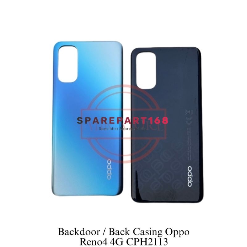 ฝาหลัง Backdoor Backcover Oppo Reno 4 4G CPH2113 ฝาหลัง (อะไหล่168)