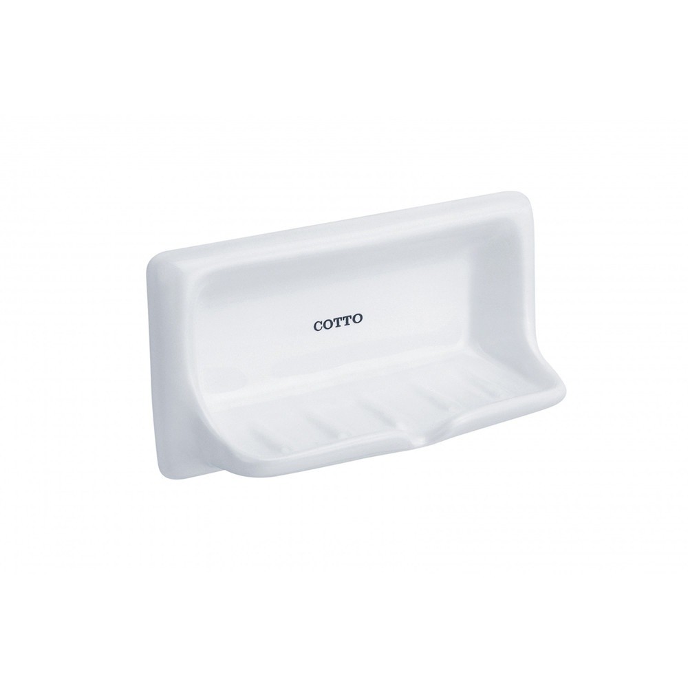 GlobalHouse Cotto ที่วางสบู่ เซรามิก รุ่น C805   สีขาว สินค้าของแท้คุณภาพดี