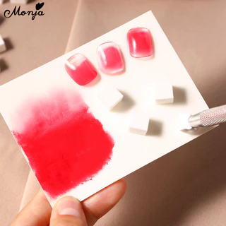 Monja Transfer ฟองน้ํา คลิปชุดปากกา Gradient Stamping โฟม Gripper เล็บฟองน้ํา เล็บออกแบบเครื่องมือ