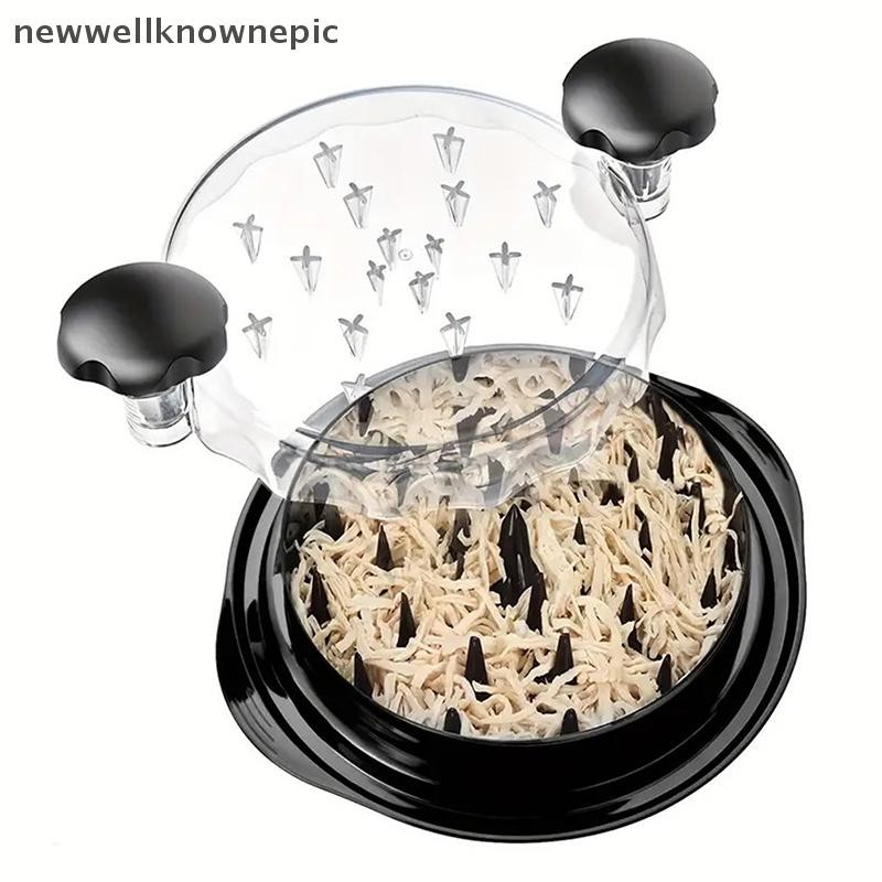 Newwellknownepic Chicken Shredder Tool Meat Breast Shredding Separation Mincing เครื่องบดพร้อมฝาปิดสําหรับ Shredding ไก่เนื้อหมู TH