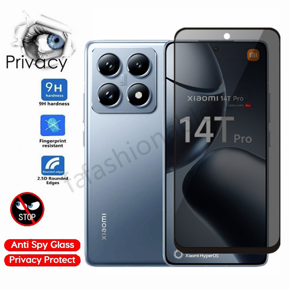 Anti-spy กระจกนิรภัยป้องกันฟิล์มสําหรับ Xiaomi 14T pro 14tpro 14 Ultra 14ultra Xiaomi14T pro Xiaomi1