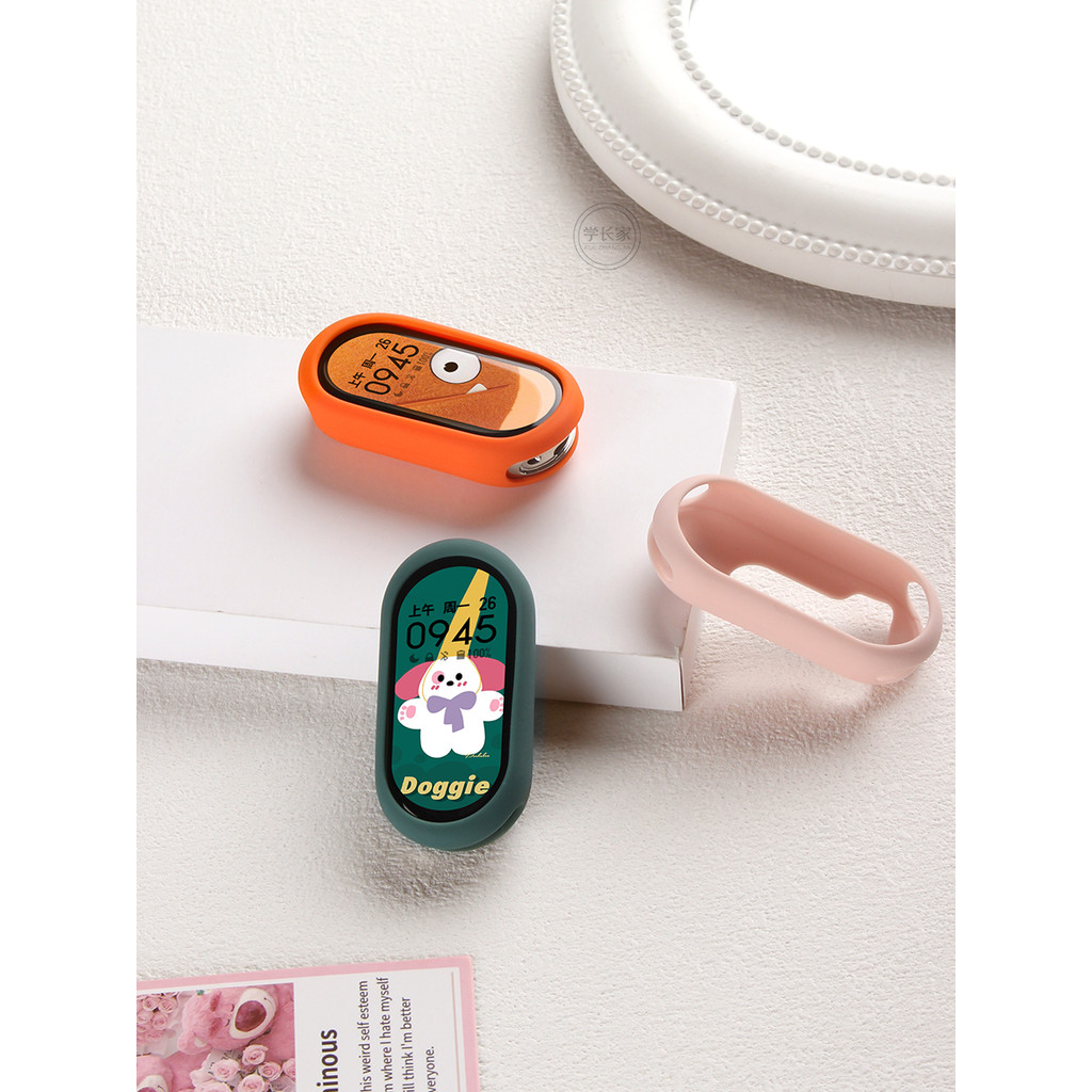 ฝาครอบซิลิโคนสําหรับ Xiaomi Smart Band 10 Band 9 กรณี Mi Band 8 9 NFC Protector Hollow ป้องกันกรณีนาฬิกาสําหรับ Mi band8 9 ราคา ถูกที่สุด ดีลบีเคเค แกลเลอรีภาพที่ 6