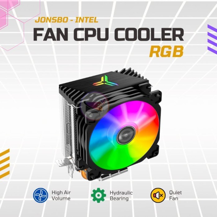 พัดลม CPU Cooler RGB Jonsbo CR-1200 Intel