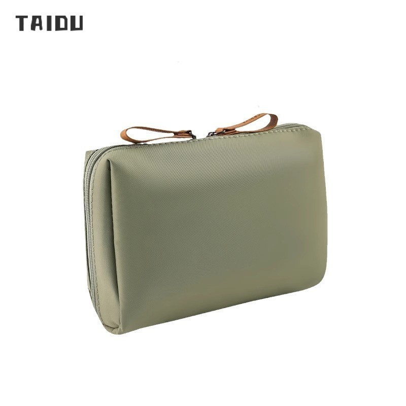 Taidu กระเป๋าเครื่องสําอาง ลายใหม่ ความจุขนาดใหญ่สะดวก กระเป๋าแต่งหน้าเดินทาง High Beauty