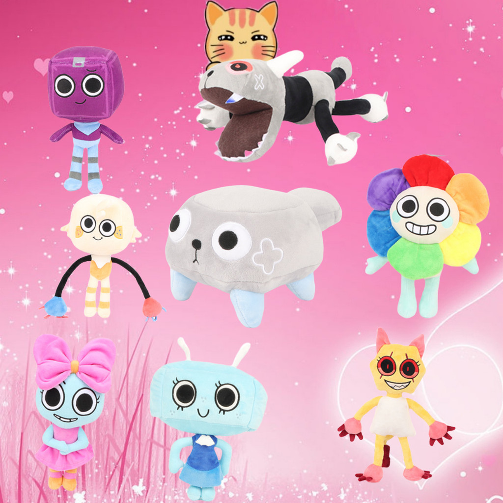 Bct ใหม่ ใหม่ Dandys World ของเล่นตุ๊กตาตลกของเล่นการ์ตูนน่ารักเกมตุ๊กตาห้องนอนหมอน Decor Kawaii Dandy World Plushie ตุ๊กตาเด็กของขวัญวันเกิดคริสต์มาสของขวัญ